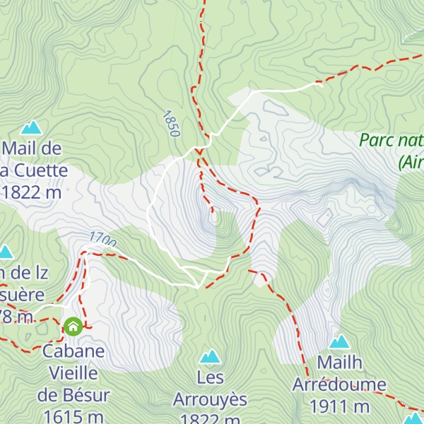 Map of Mailh Massibé