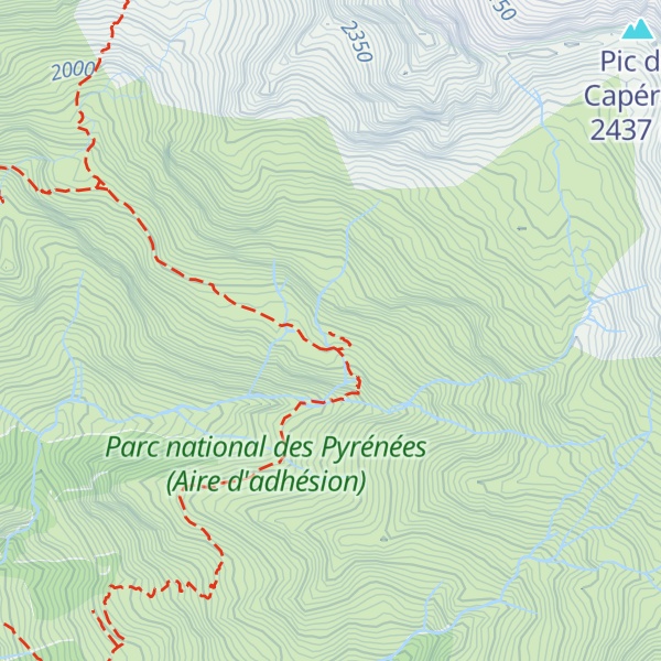 Map of Cabane de Cap de Guerren