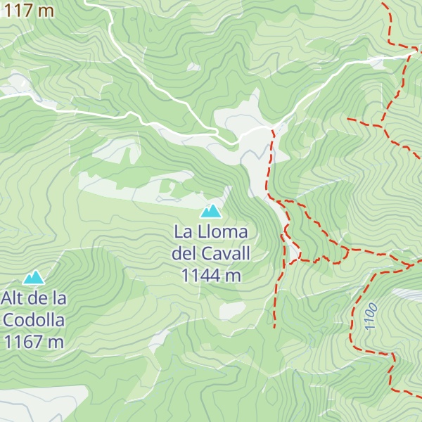 Map of La Lloma del Cavall