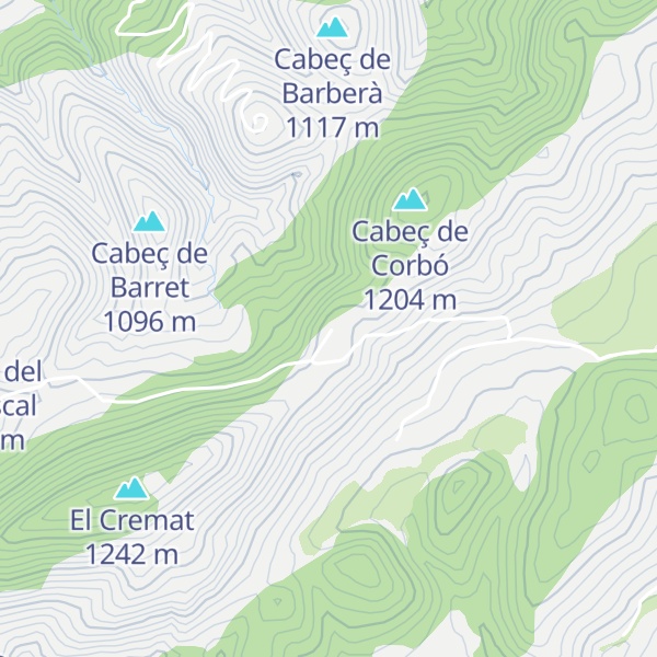 Map of Refugi dels Esbarzerets