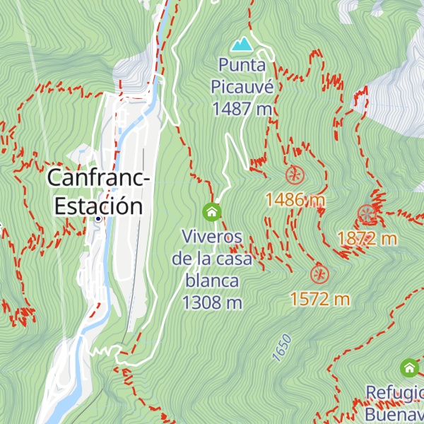 Map of Viveros de la casa blanca