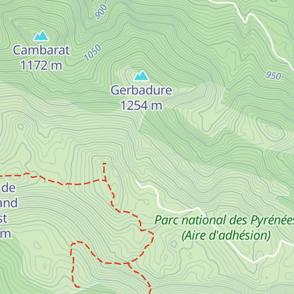 Map of Cabane de las Coungues