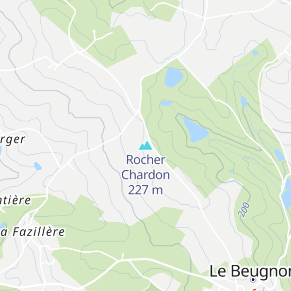 Map of Rocher Chardon