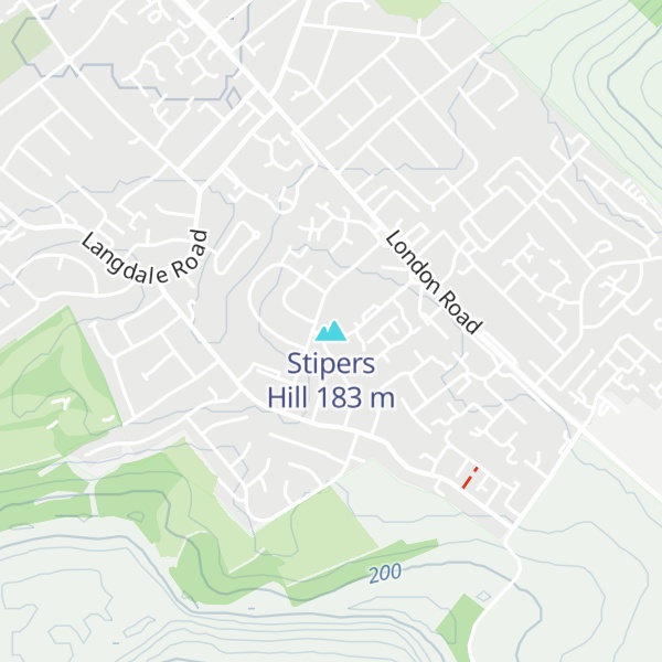 Map of Stipers Hill