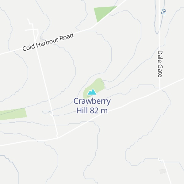Map of Crawberry Hill