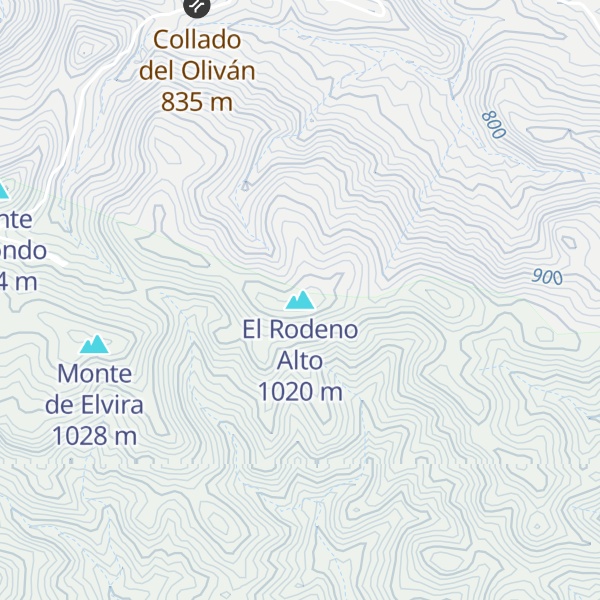 Map of El Rodeno Alto