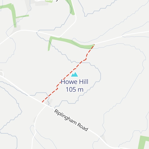 Map of Howe Hill