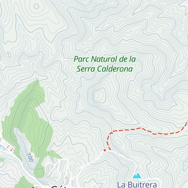 Map of Pico del Águila