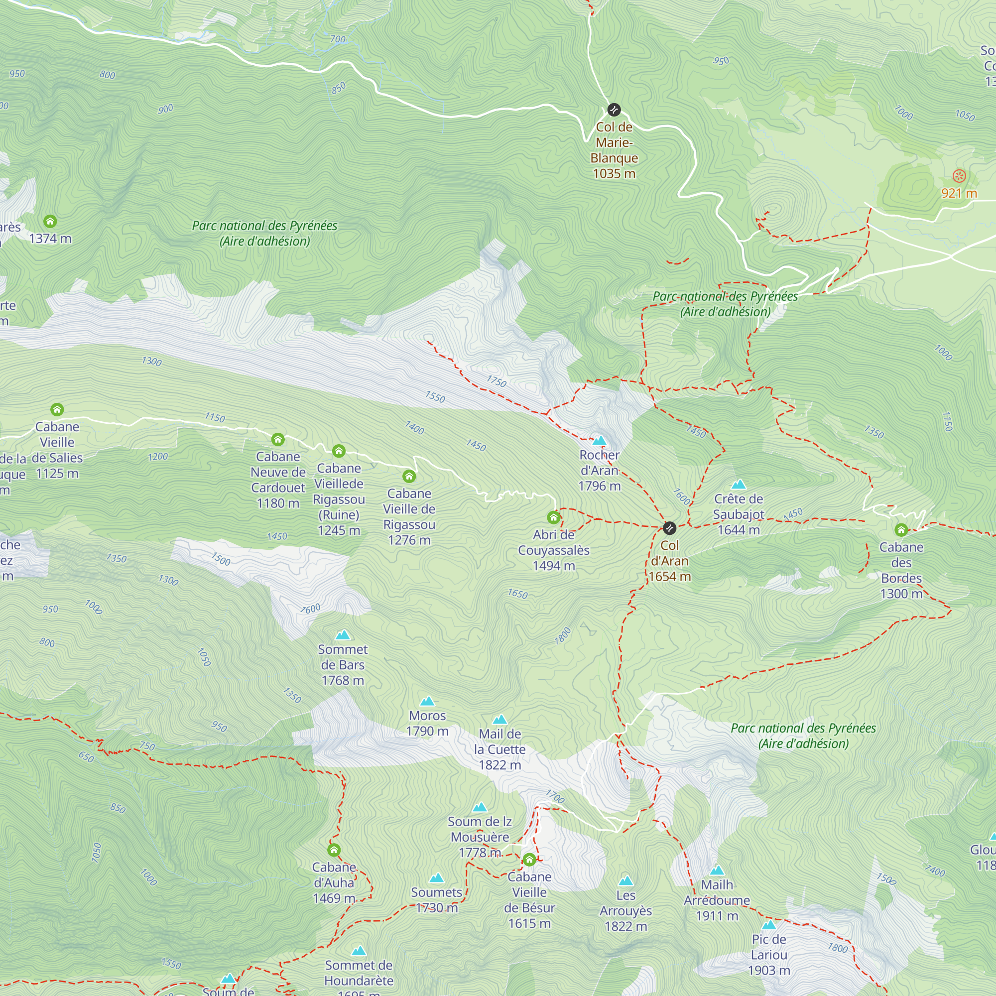 Cabane de Gurmensès (Ruine) map