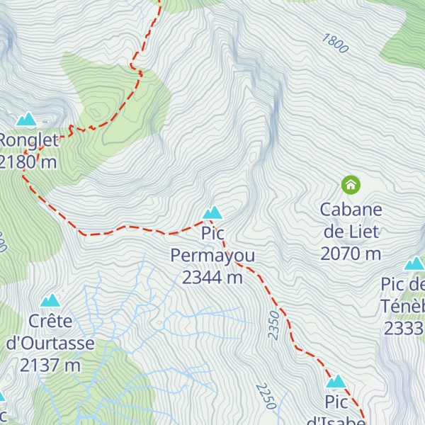 Map of Pic Permayou