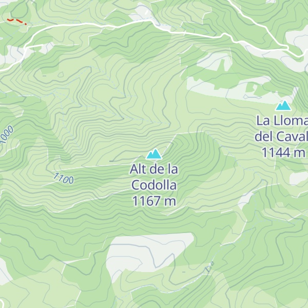 Map of Alt de la Codolla
