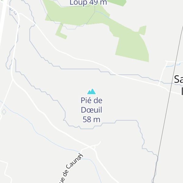 Map of Pié de Dœuil