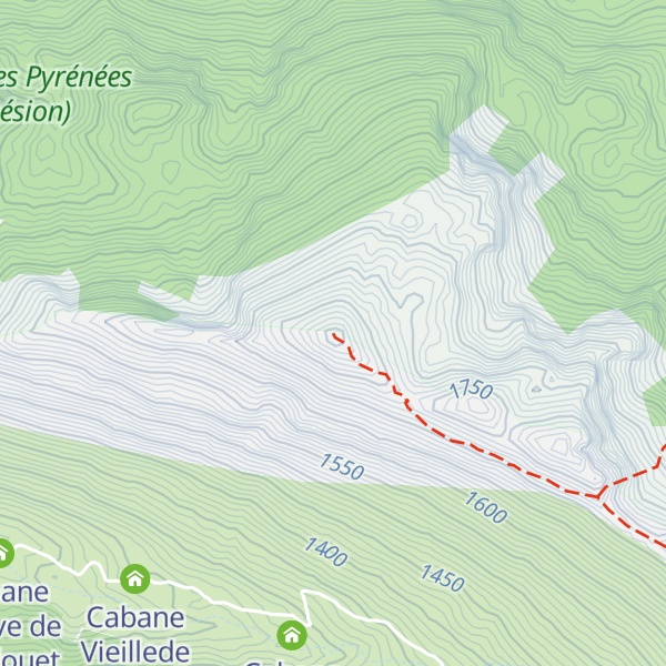 Map of Pic de l'Ourlène