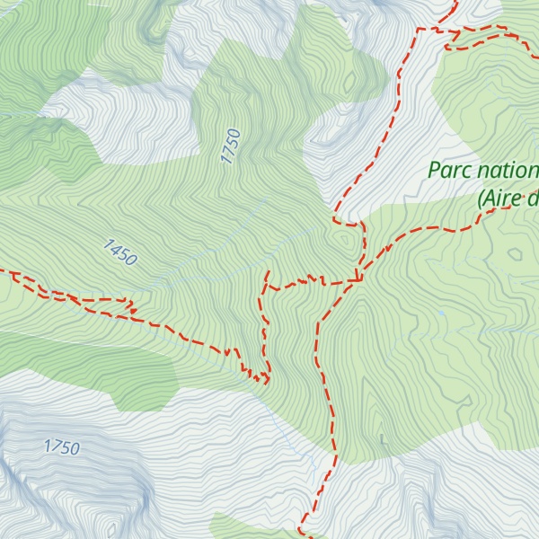 Map of Cabane d'Escurets