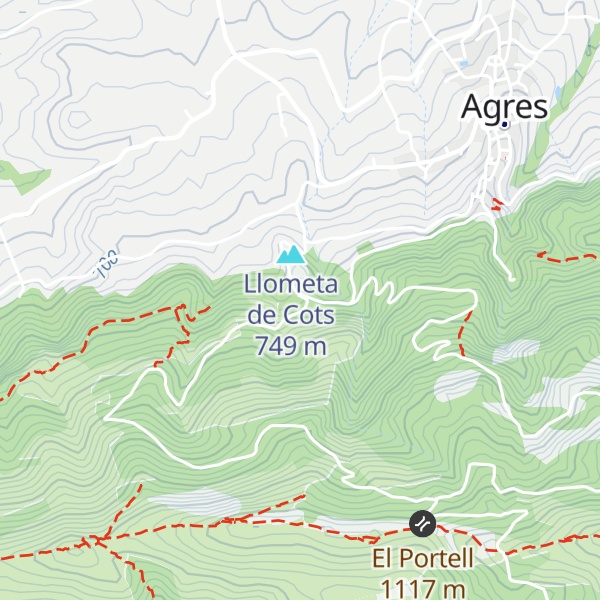 Map of Refugi Racó de Zamorano