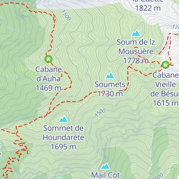 Map of Cabane de Chasse