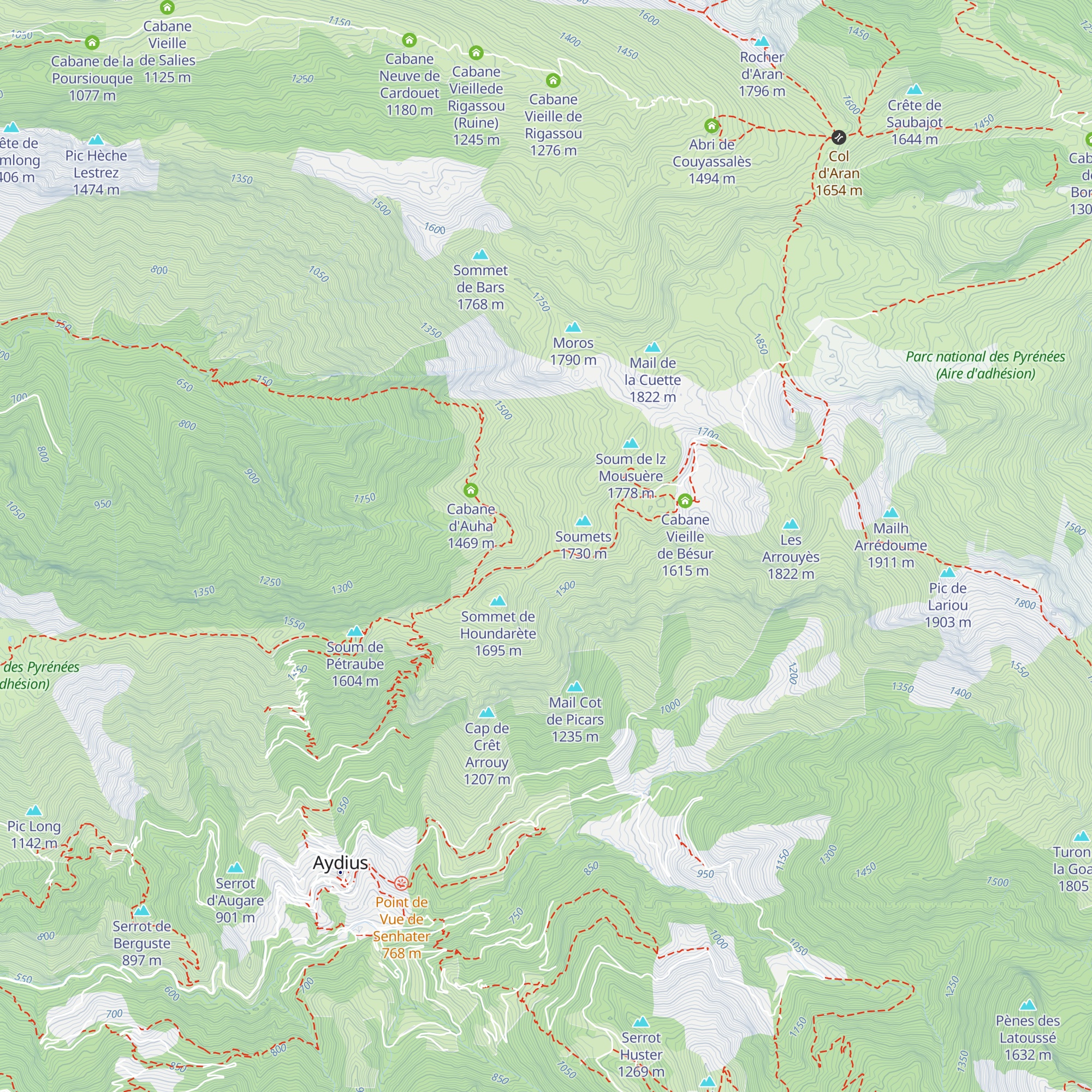 Cabane de Chasse map