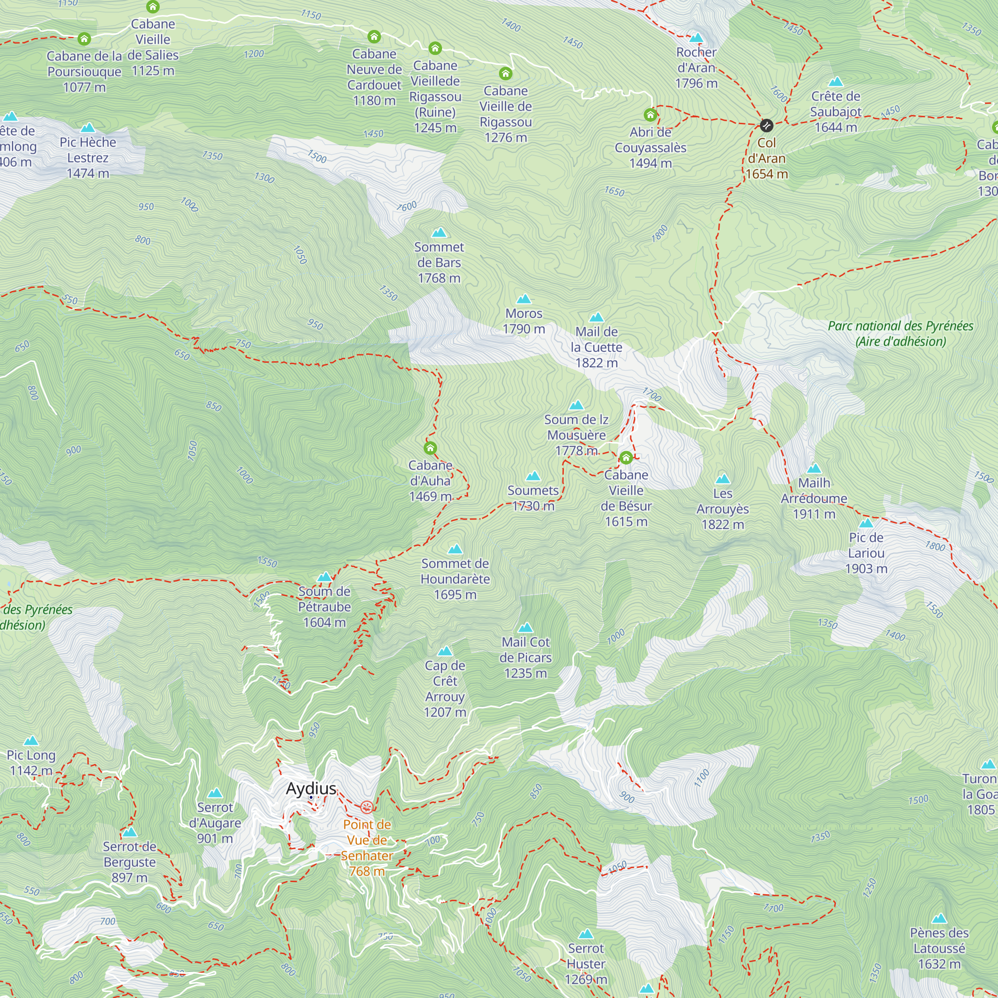 Cabane de Chasse map