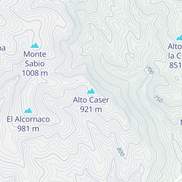 Map of Alto Caser
