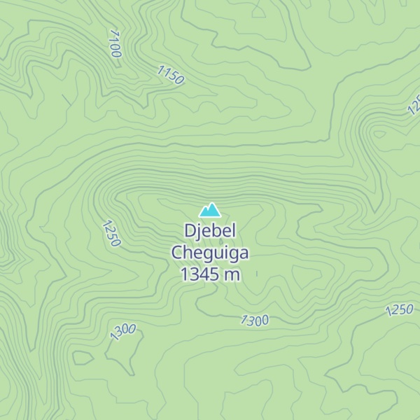 Map of Djebel Cheguiga