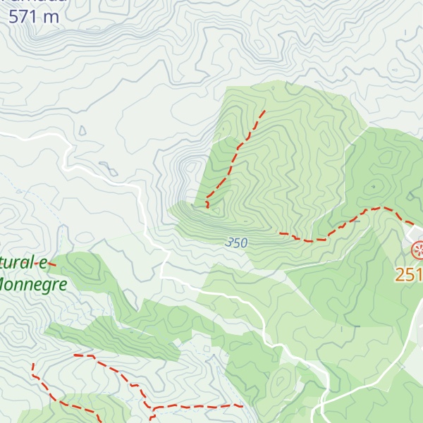 Map of Bec de l'Àguila