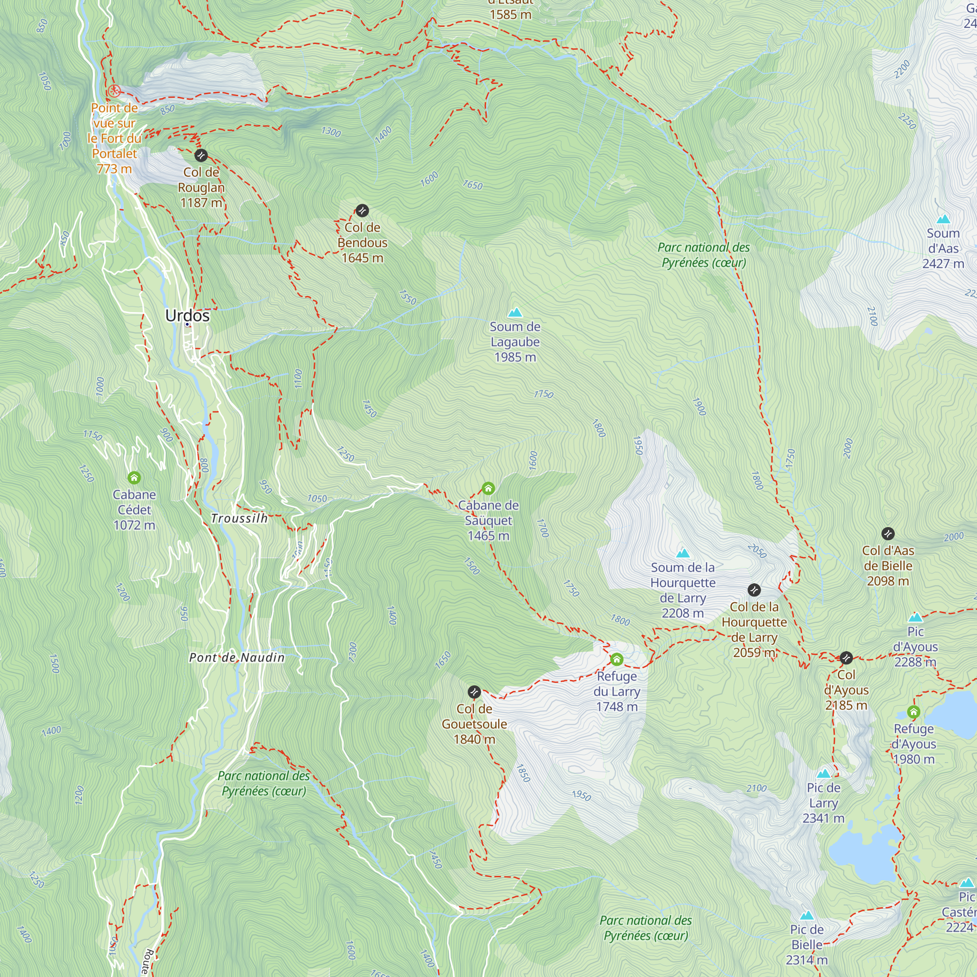Cabane de Saüquet map