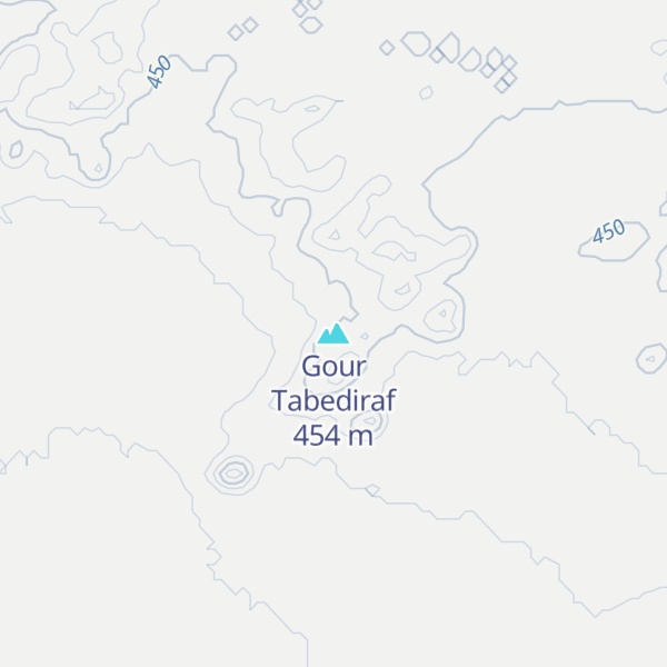 Map of Gour Tabediraf