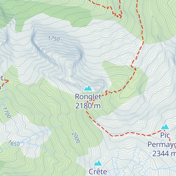 Map of Ronglet