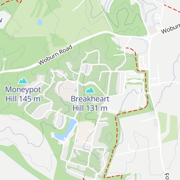 Map of Breakheart Hill