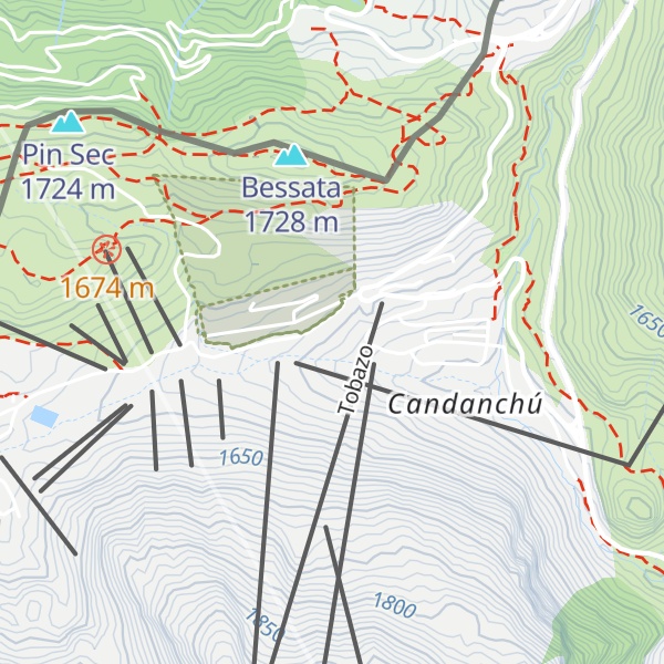 Map of Refugio Pepe Garces