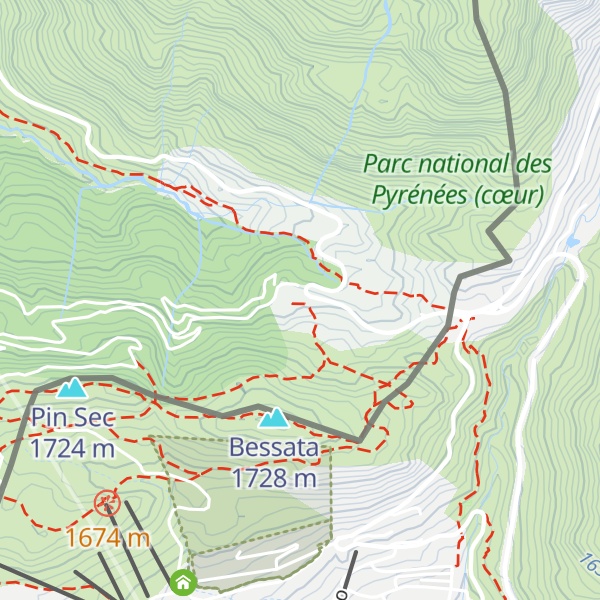 Map of Gîte Somport