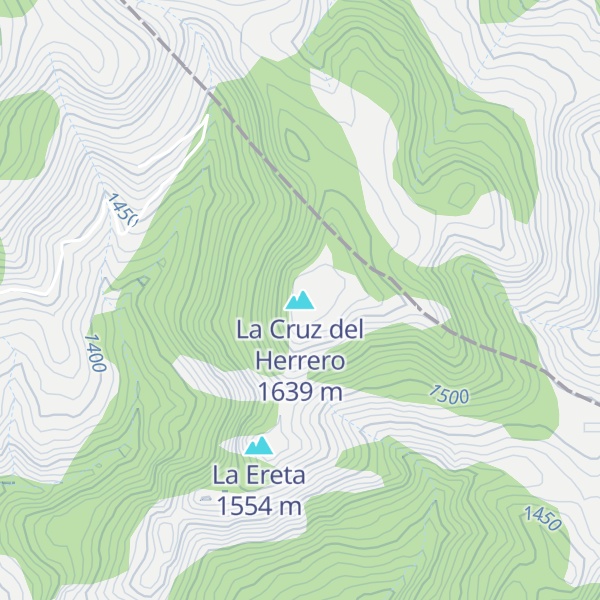 Map of La Cruz del Herrero