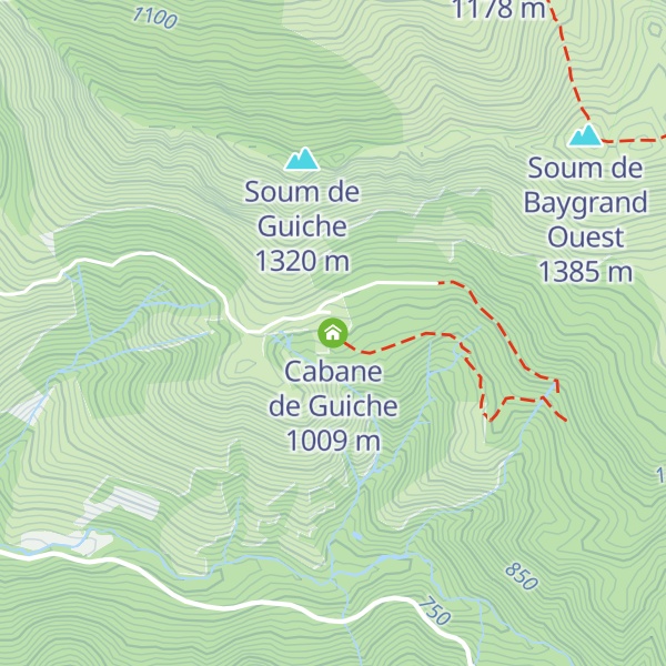 Map of Cabane de Guiche