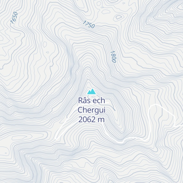 Map of Râs ech Chergui