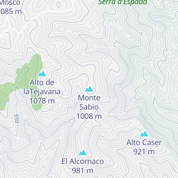 Map of Monte Sabio