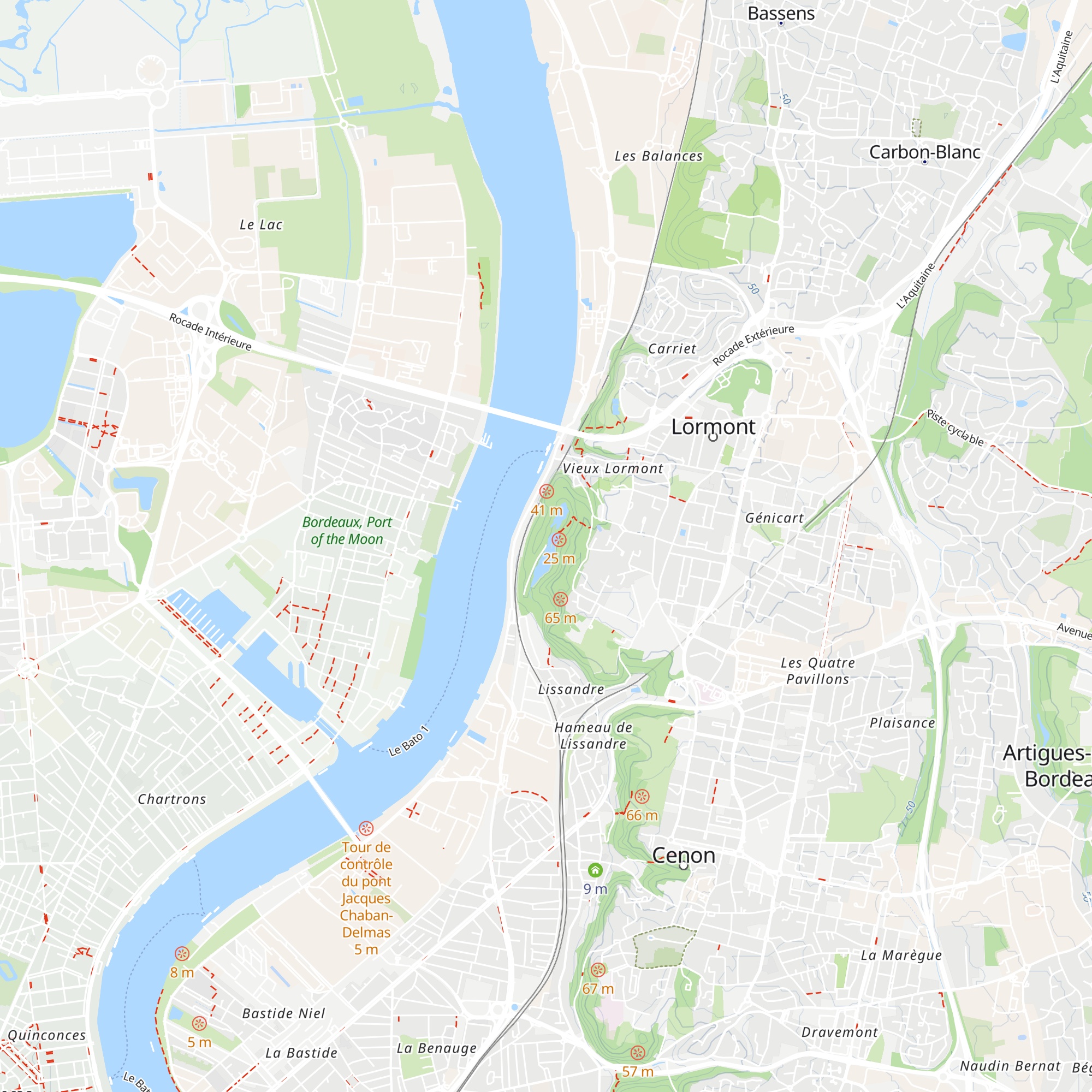 Le Nuage map