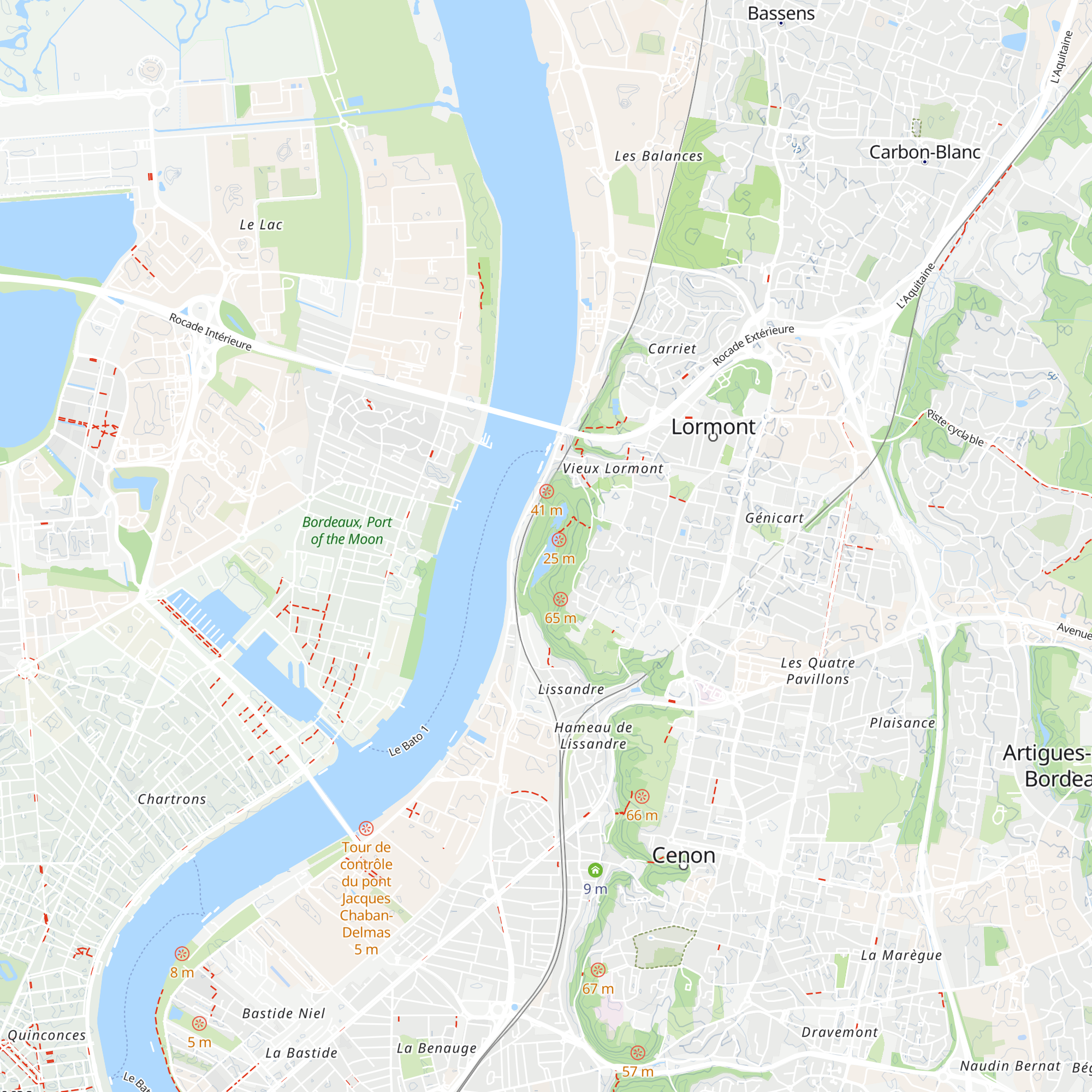 Le Nuage map