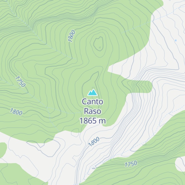 Map of Canto Raso