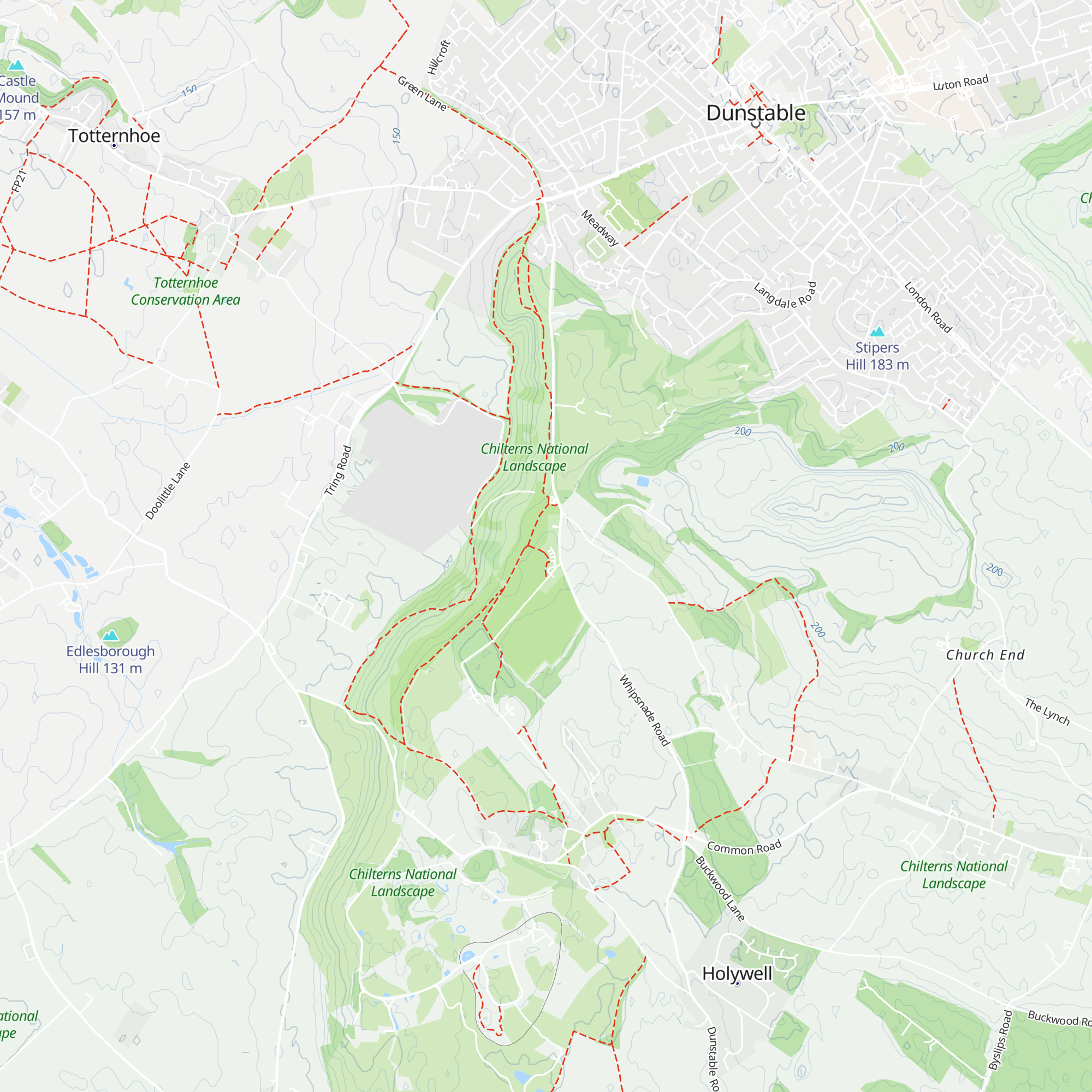 Chilterns Gateway Centre map