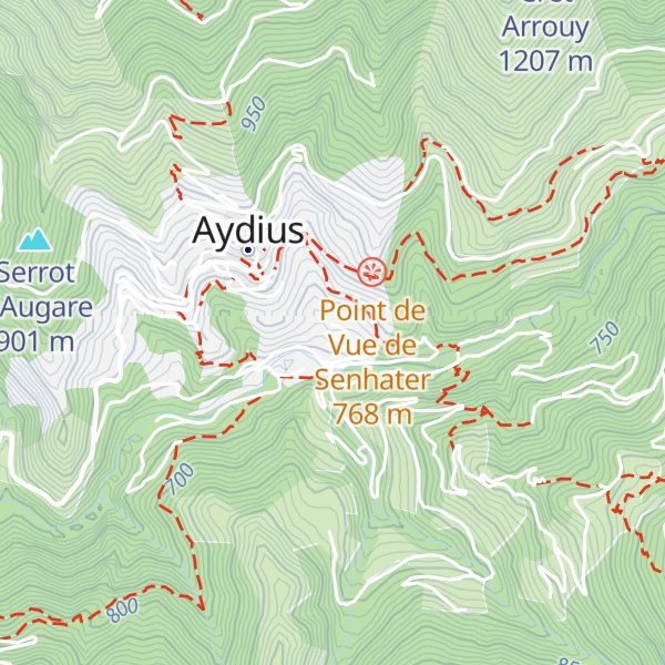 Map of Gîte de Lanset