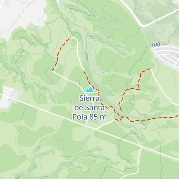 Map of Sierra de Santa Pola