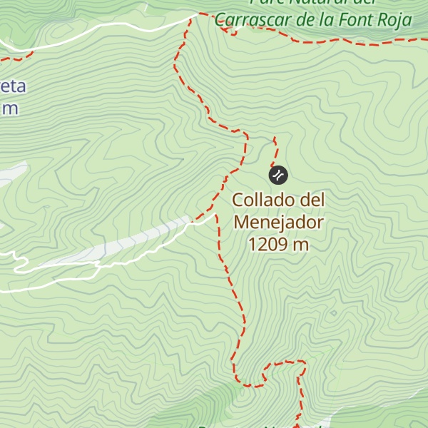 Map of Alt del Canyo