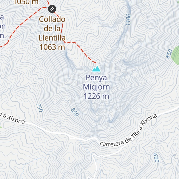 Map of Cabeç Redó