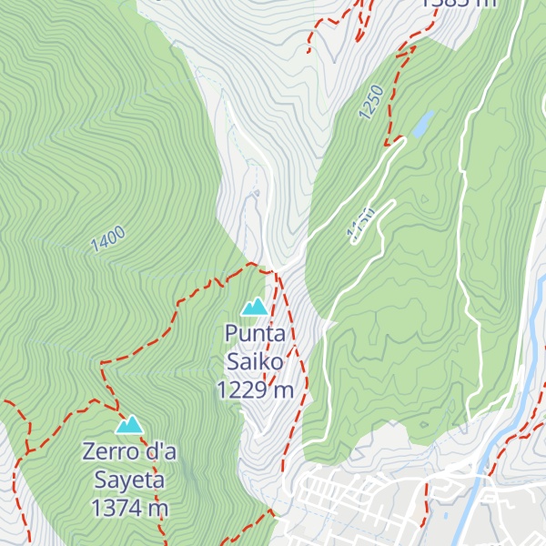 Map of Refugio de Lierde