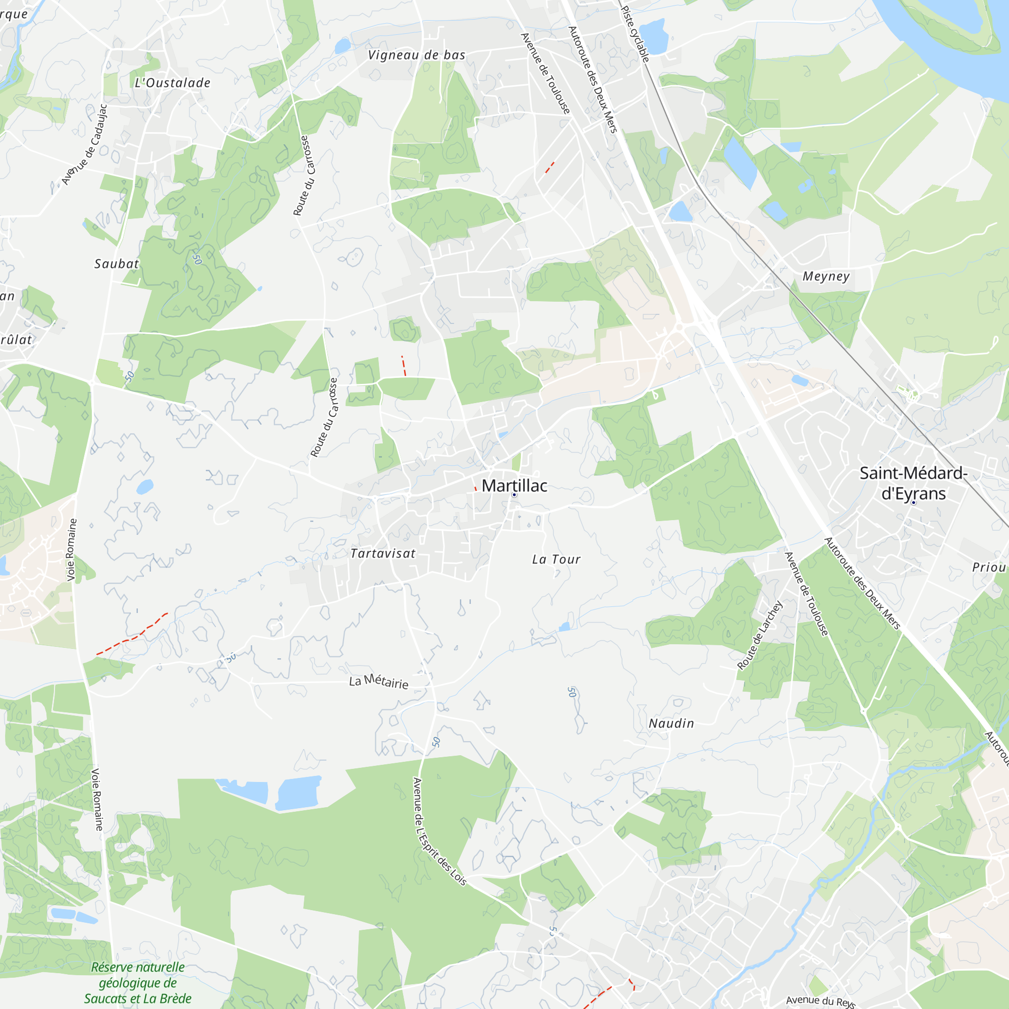 Office de Tourisme de Montesquieu map