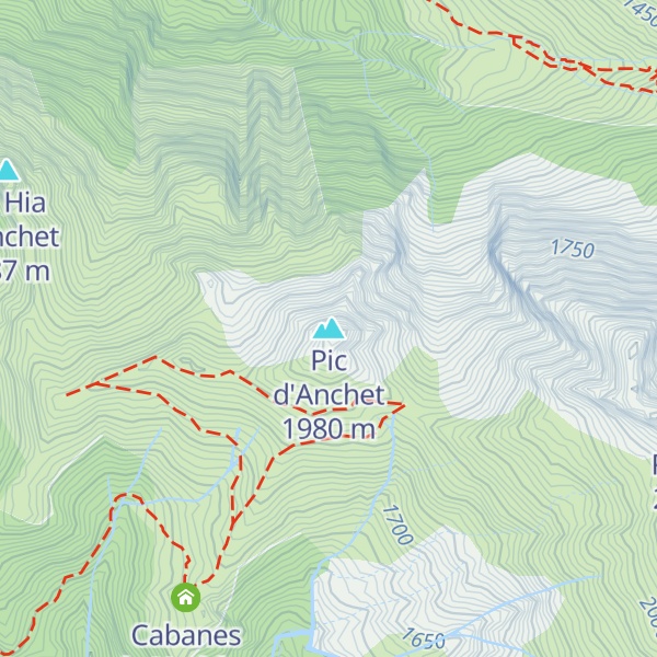 Map of Pic d'Anchet