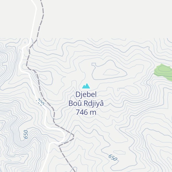 Map of Djebel Boû Rdjiyâ