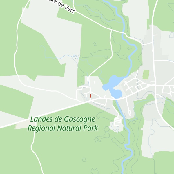 Map of Gîte Les Aubépines