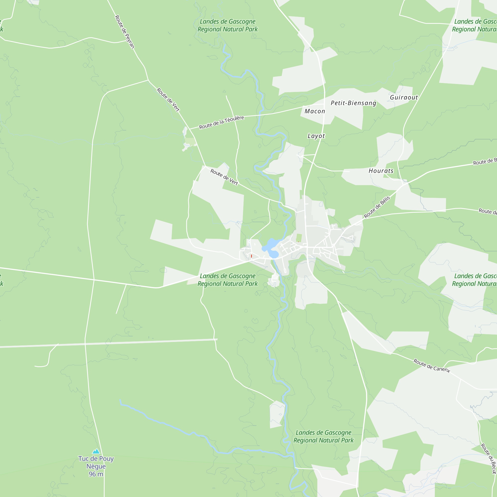 Gîte Les Aubépines map