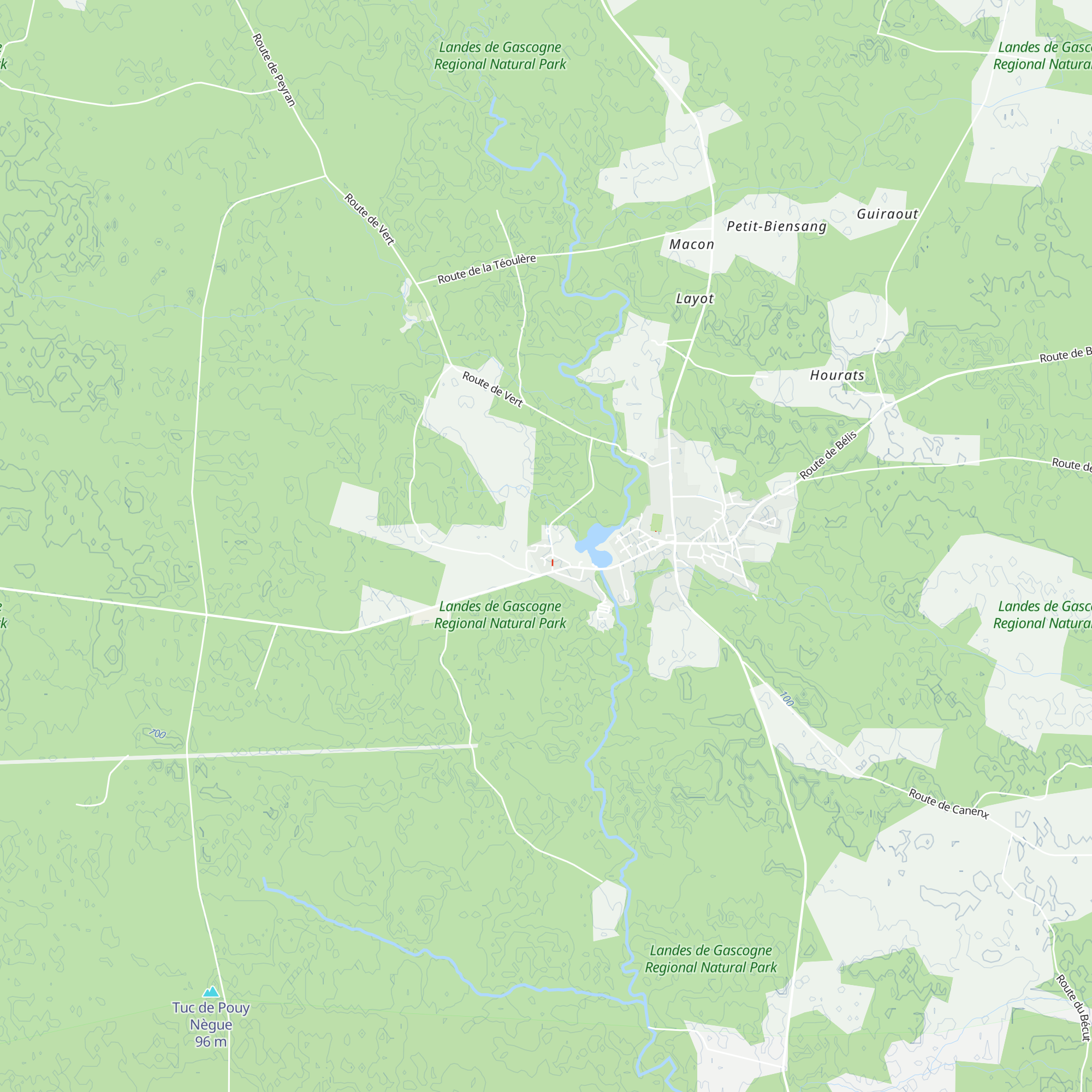 Gîte Les Aubépines map